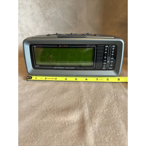 VTG Lenoxx Sound Model CR-776 AM/FM Alarm Clock Radio, LED Display WORKS GREAT - Picture 10 of 16